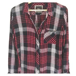 Rails Long Sleeve Button Up Flannel